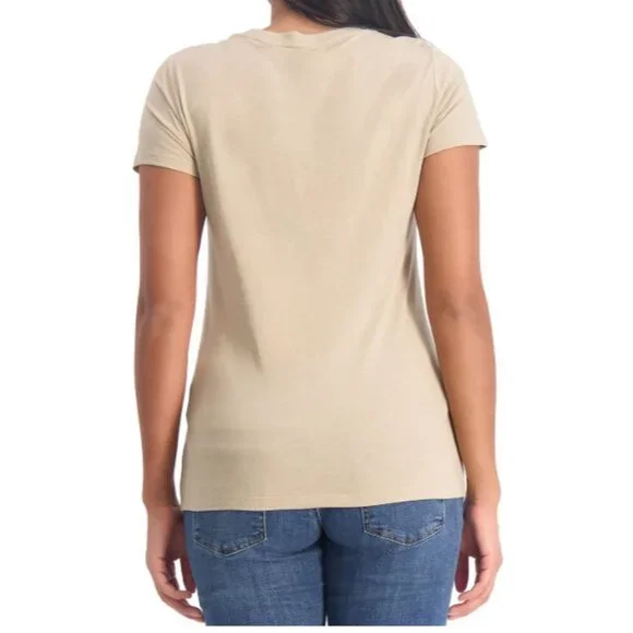 Aéropostale Women's Tan Graphic Tee-Size Large-NWT - Picture 2 of 2
